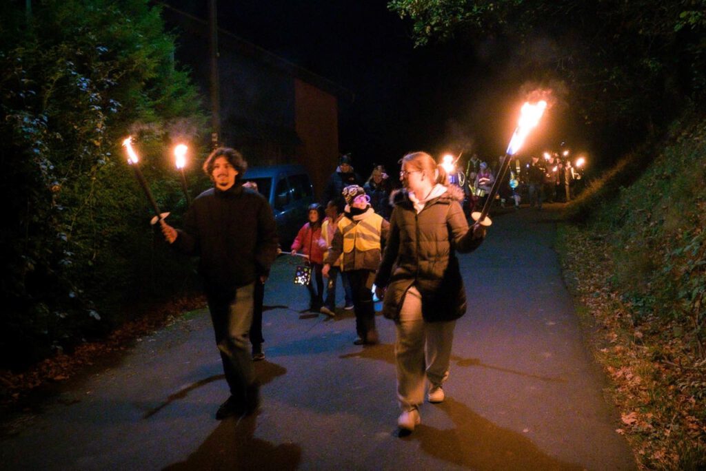 Sankt Martinsumzug 2024 | Der Martinszug wandert von Bettgenhausen nach Seelbach. | Foto: Alexandra Lüß